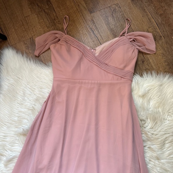 BIRDY GREY Spence Convertible Dress In Dusty Rose - Picture 3 of 4